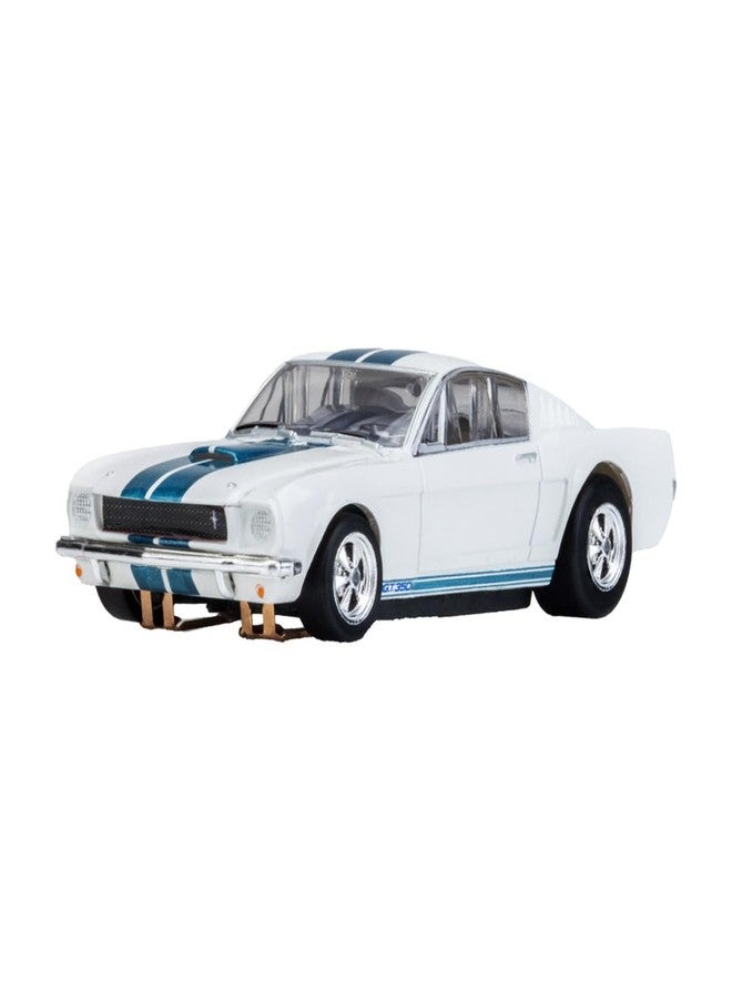 AFX 22068 1965 Shelby GT35 White / Blue HO Scale Slot Car - Image 1
